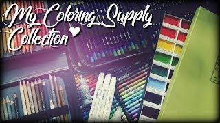 My Adult Coloring Supplies Collection