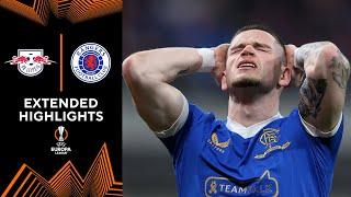 RB Leipzig vs. Rangers Extended Highlights | UEL | Semi-Finals 1st Leg | CBS Sports Golazo