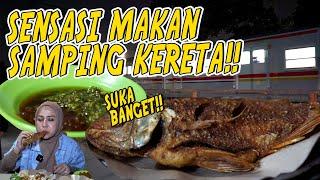 GURIH NAMPOL!! SUKA BANGET!! PECEL AYAM RESTU IBU!!