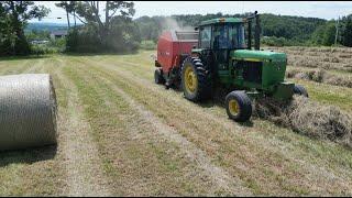 Wrapping Up 1st Cutting Hay