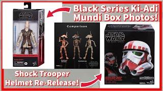 Black Series News! Ki-Adi Mundi In Box! Shock Trooper Helmet Re-Release & More!