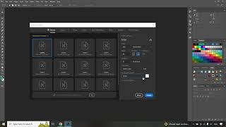 طريقة فتح مشروع جديد فى برنامج الفوتوشوب واختيار المقاسات وأنظمة الألوان