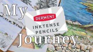 How I Learnt Derwent Inktense  HONEST Sketchbook Tour