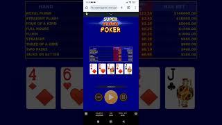 VIDEO POKER ANNI 90 #videopoker #subscribemychannel #slotmachine #bigwincasino