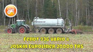 Slurry 2020 | Fendt 936 Vario & Joskin Euroliner 20000 TRS slurry tanker