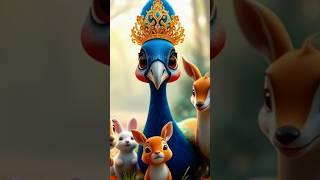 The Dazzle Peacock Story  #shortstory #aianimation #shorts