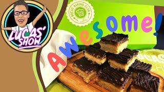 Bakedin Chocolate & Pecan Millionaire Squares - Kids Millionaire Squares - Lucas' Kitchen - Bakedin