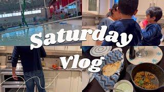 Saturday Full day routine of a Pakistani Mom of two living in Canada| Kids swimming lessons| Urdu