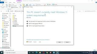 How to Bypass This PC Doesn't Meet Windows 11 System Requirements - Microsoft Official Version