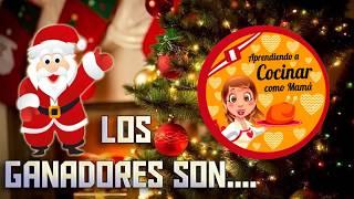 GANADORES DEL SORTEO APRENDIENDO A COCINAR COMO MAMA