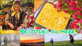 ACTIVITATEA PARINTILOR LA ȚARĂPRĂJITURĂ DELICIOASĂ CU MERE!VLOG!VIATA LA ȚARĂ️VILLAGE LIFE