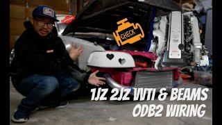 How To OBD2 Wiring on 1JZ 2JZ VVTI & BEAMS!!!