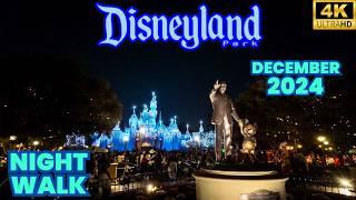 Disneyland Christmas Night Walkthrough 2024 ~ Christmas Magic at Disneyland [4K POV]