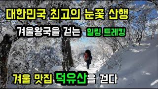 대한민국 최고의 겨울 눈꽃 산행 | 겨울 왕국을 걷는 힐링 트레킹 | 덕유산을 걷다  | 눈이 1m 가 넘게 쌓인 '작은 히말라야'  를 걷다..