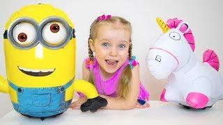 FUNNY KIDS STORIES with Toys & Gaby and Alex