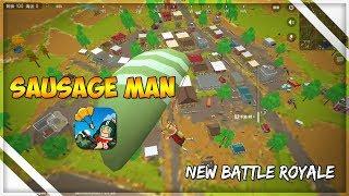 *NEW BATTLE ROYALE* SAUSAGE MAN - (FIRST LOOK)  香肠派对 ANDROID / IOS GAMEPLAY