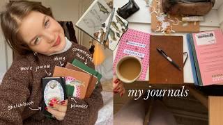 my journals for 2025 and what I use them for 