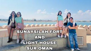 SUNAYSILAH FORT AND LIGHT HOUSE IN SUR OMAN // ONE OF BEST DESTINATIONS IN OMAN // TRAVEL VLOG