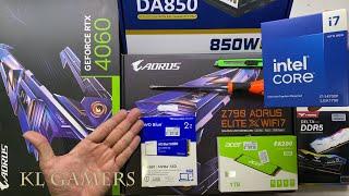 intel Core i7 14700F GIGABYTE Z790 AORUS ELITE X WIFI 7 DELTA DDR5 RTX4060 Gaming PC Build