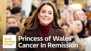 The Princess of Wales Reveals Her Cancer Is Now in Remission