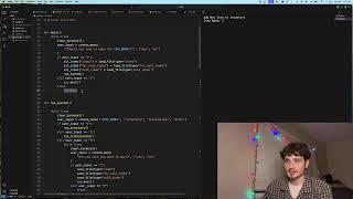 Teaching Myself Python LIVE  | Data Structures and Algorithms in Python + Project | 12-07-2024