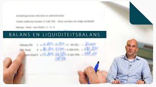 Het opstellen van een balans en liquiditeitsbalans