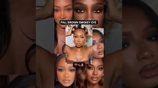 FALL BROWN CHOCOLATE SMOKEY EYE TREND  #makeuptutorial #smokeyeye #makeup