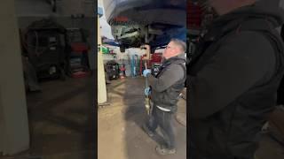 Ball joint removal in seconds ️ #garage #repair #cars #mot