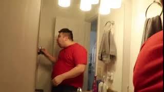 Fat man runs and says fat man shit