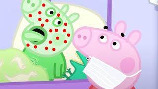 Oh No, George Pig is Sick!!!  Peppa Pig Asia  Peppa Pig English Episodes