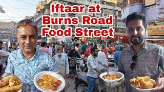 Ramzan Street Food in Pakistan | Burns Road Food Street | Iftaar at Burns Road