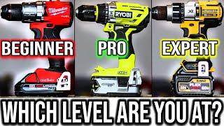 We Ranked Every DRILL/DRIVER From Beginner LVL To Expert LVL (What Level Are You?)