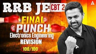 RRB JE CBT 2 | RRB JE CBT 2 Electronics Engineering Top 100 Revision Questions | By Saket Sir