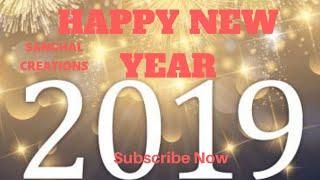 #Happynewyear2019 || happy new year 2019 || Vigo videos || by Sanghal Creations