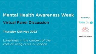 Virtual panel discussion – Loneliness in the context of the cost of living crisis in London