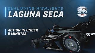 Qualifying Highlights // 2023 Firestone Grand Prix of Monterey at Laguna Seca | INDYCAR