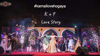 Aati Kya Khandala Love Story  | Kartik + Pinal | Sangeet Perfomance | #Karnallovehogaya