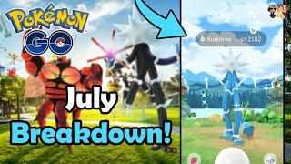 JULY 2024 EVENT BREAKDOWN in Pokémon GO! | Community Day, Raids, Giovanni & Spotlight Hours!