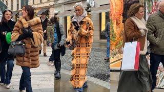 Winter street style trends. What to wear in London 2024/2025. Street fashion.