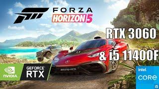 RTX 3060 | i5 11400F | Forza Horizon 5 | NEW DLSS & EXTREME RAY TRACING FPS test | 1080p 1440p 4K