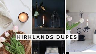 KIRKLANDS VS THRIFT STORE | DIY KIRKLANDS HIGH END DUPES HOME DECOR ON A BUDGET