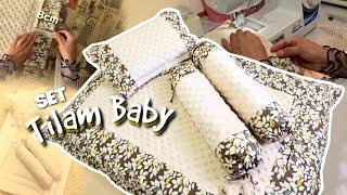 Sewing NewBorn Baby Mattress Sheet | Minky Dot Fabric