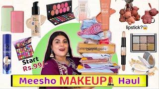 Huge* MAKEUP From Meesho || Let’s Try Make-up From Meesho || Festival haul