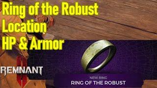 Remnant 2 Ring of the Robust location guide, bonus max health and armor with no strings attached