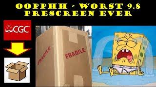 OOPPPHHH my WORST CGC 9.8 unboxing video EVER comic book cleaning and pressing moderns