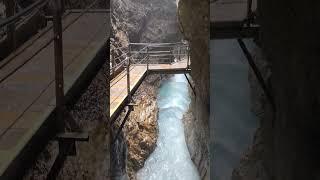 Leutasch-Klamm Wasserfallsteig #bavaria #germany #waterfall #mittenwald