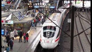 Hamburg Central Station, InterCIty Express, EuroCity, Regional, S-Bahn trains