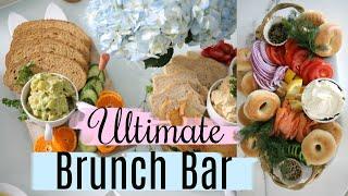 Brunch Ideas - Avocado Toast, Bagel And Lox, Egg Spread MissLizHeart