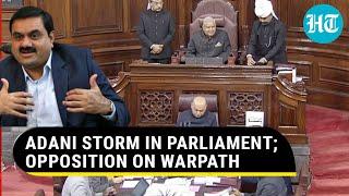 Adani storm in Parliament; Ruckus, protests as Opposition demands JPC probe | Watch the faceoff