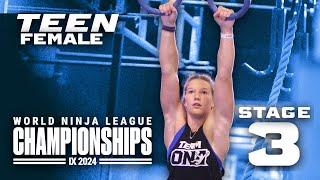 Teen Female | Stage 3 | 2024 World Ninja League Championships